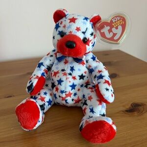 Ty Beanie Baby βRed" the Bear π»